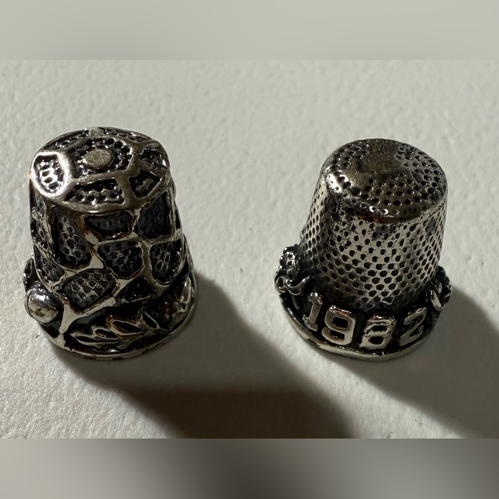 Black Hills Silver vintage thimbles
